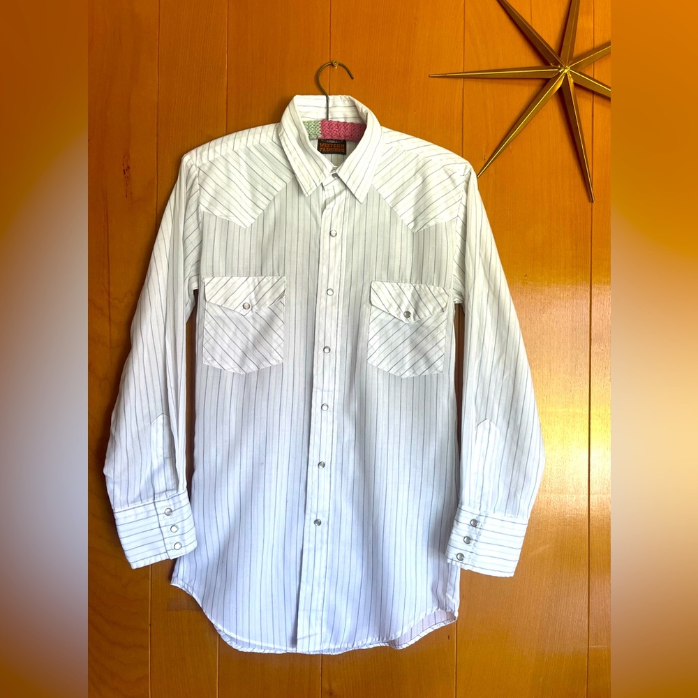 Vintage 70s Western Long Sleeve Button Down by Western Fashions
